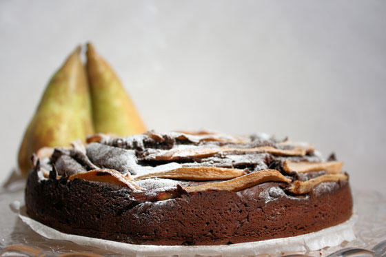 Pear-and-Chocolate Cake