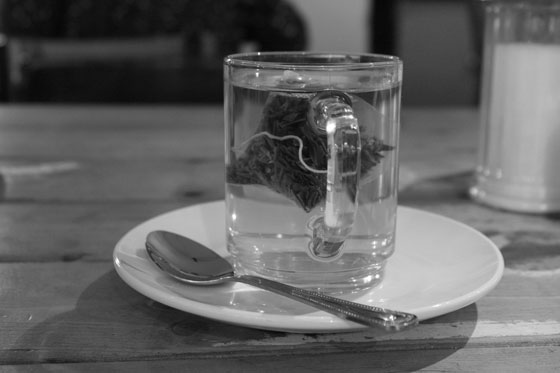 Black and white - sometimes green